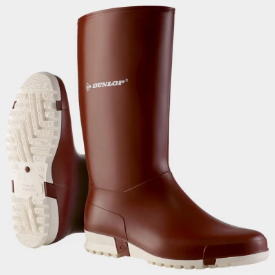 Cizme din cauciuc Dunlop Sport BURGUNDY/WHITE / Stenso / Cizme protectie PVC, apa noroi, galosi PVC
