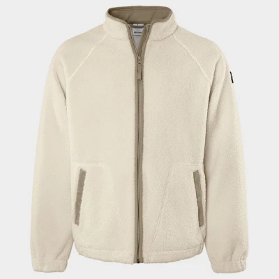 Jachetă FRISTADS COPPER PILE FLEECE WHITE / Stenso / Hanorace, Fleece, Fashion