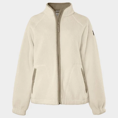 Jachetă de damă FRISTADS COPPER PILE FLEECE WHITE / Stenso / Hanorace, Fleece, Fashion