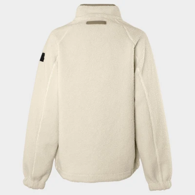 Jachetă de damă FRISTADS COPPER PILE FLEECE WHITE / Stenso / Hanorace, Fleece, Fashion