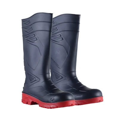 Cizma Exena PVC Devil blue red S5 SRC / Rhino Safety / Cizme protectie PVC, apa noroi, cizme sold, cizme pescar, galosi PVC