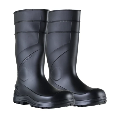 Cizma Exena PVC Nemesi black 04 SRC / Rhino Safety / Cizme protectie PVC, apa noroi, cizme sold, cizme pescar, galosi PVC