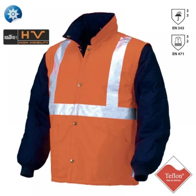 VALDIEZZA Jacheta 3 în 1 Hi-Viz / Sirin Safety / Reflectorizanta