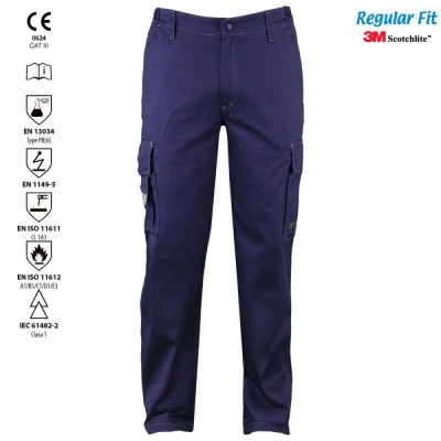 DEFENDER 2.0 Pantaloni talie multinorma / Sirin Safety / Antistatica, ignifuga