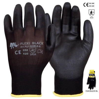 Manusi FLEXI BLACK ECO / Sirin Safety / Textile impregnate in poliuretan