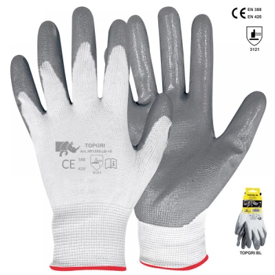 Manusi TOPGRI / Sirin Safety / Textile impregnate in nitril