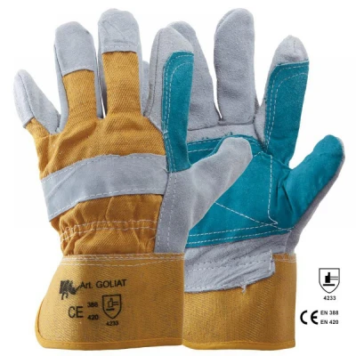 Manusi GOLIAT / Sirin Safety / Piele cu textil