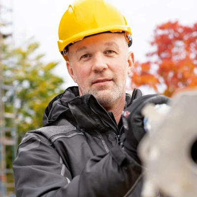 Cască protecție Industrie 6p cu aerisire și reglaj automat / Rhino Safety / De lucru