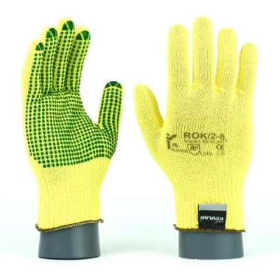 Manusi antitermice/antitaiere ROKV/2 din kevlar / Rhino Safety / Kevlar