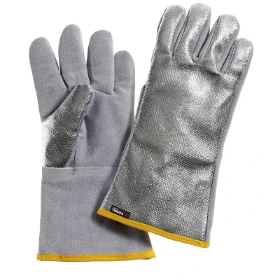 Manusi antitermice 45SCRAL cu dos aluminizat 42 cm / Rhino Safety / Antitermice