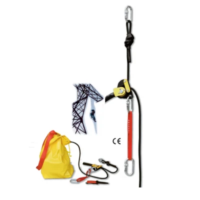 Dispozitiv de salvare coborator cu franghie 50m + sac transport / Rhino Safety / Dispozitive de salvare