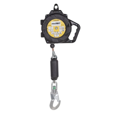 Opritor de cadere retractabil AZ002AS-CR 250 H+V 06, cablu otel / Rhino Safety / Opritoare de cadere retractabile