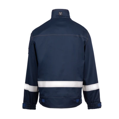 Jacheta multinorma 280 gr/m2 Fence Reflex Bleumarin / Rhino Safety / Antistatica, ignifuga