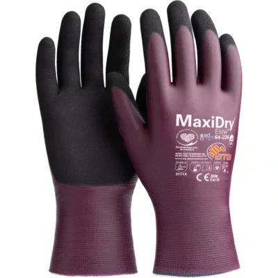 Manusi MaxiDry® Elite™ 64-226 / ATG / Textile impregnate in nitril