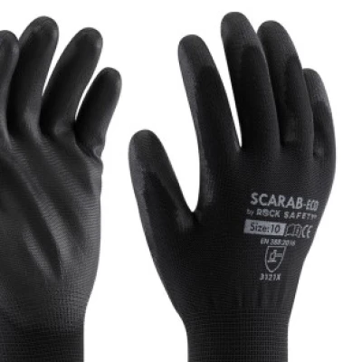 Manusi  SCARAB-ECO PN8003-ECO / Rock Safety / Textile impregnate in poliuretan