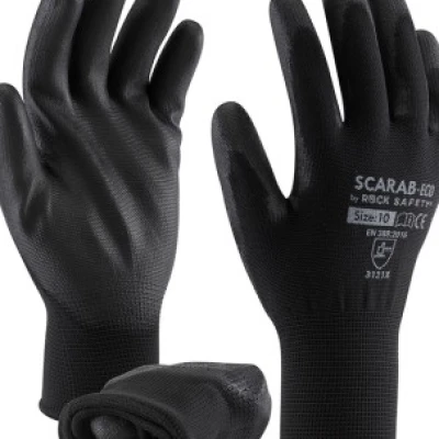 Manusi  SCARAB-ECO PN8003-ECO / Rock Safety / Textile impregnate in poliuretan