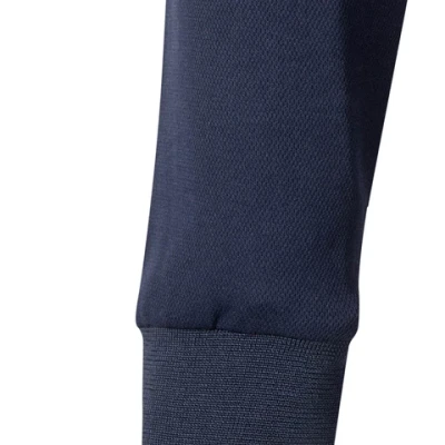 Tricou polo cu mânecă lungă din bumbac bicolor și bandă segmentată 305545 / Velilla / Reflectorizanta