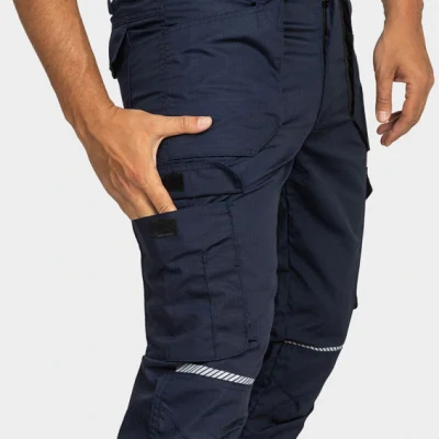 Pantaloni de lucru, subtiri, de vară BWOLF DRIFT, culoare bleumarin, 042601 / BWolf / Pantaloni salopeta talie