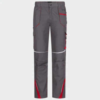Pantaloni de lucru, subtiri, de vară BWOLF DRIFT, culoare gri-rosu,  042604 / BWolf / Pantaloni salopeta talie