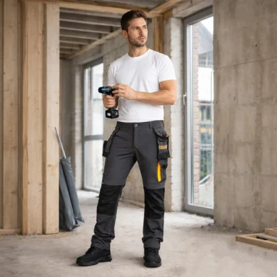 Pantaloni de lucru de vară BWOLF VECTOR, culoare gri, 043204 / BWolf / Pantaloni salopeta talie