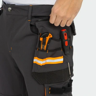 Pantaloni de lucru de vară BWOLF VECTOR, culoare gri, 043204 / BWolf / Pantaloni salopeta talie