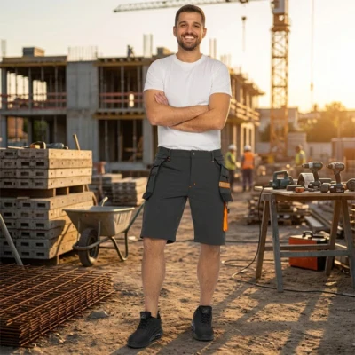 Pantaloni scurți de lucru BWOLF VECTOR, culoare gri, 043304 / BWolf / Pantaloni scurti, bermude