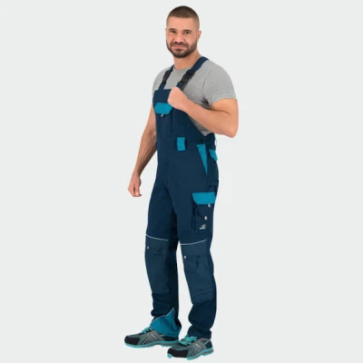 Pantaloni salopetă cu pieptar, tercot, BWOLF BRAVE, culoare bleumarin, 031801 / BWolf / Pantaloni salopeta cu pieptar