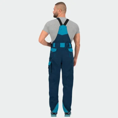 Pantaloni salopetă cu pieptar, tercot, BWOLF BRAVE, culoare bleumarin, 031801 / BWolf / Pantaloni salopeta cu pieptar