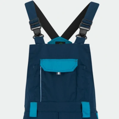Pantaloni salopetă cu pieptar, tercot, BWOLF BRAVE, culoare bleumarin, 031801 / BWolf / Pantaloni salopeta cu pieptar