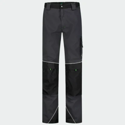 Pantaloni de lucru din tercot BWOLF BRAVE, culoare gri închis, 040604 / BWolf / Pantaloni salopeta talie