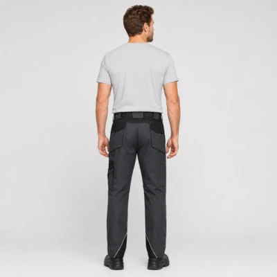 Pantaloni de lucru din tercot BWOLF BRAVE, culoare gri închis, 040604 / BWolf / Pantaloni salopeta talie