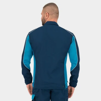 Jachetă de lucru, din tercot, BWOLF BRAVE, culoare bleumarin cu albastru royal, 051001 / BWolf / Jachete salopeta