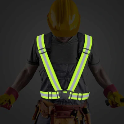 Ham reflectorizant BWOLF GLEAM Culoare galbenă, 812100 / BWolf / Veste, hamuri hi-vis, reflectorizante, semnalizare