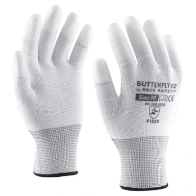 Manusi  BUTTERFLY-ECO PU20.05-ECO / Rock Safety / Textile impregnate in poliuretan