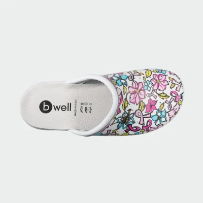 Saboti medicali Bwell AERIAL Lady, imprimeu Rainbow Garden,  560012 / BWell / Incaltaminte medicala