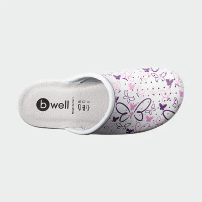 Saboti medicali Bwell AERIAL Lady, imprimeu Butterfly Whisper, 560013 / BWell / Incaltaminte medicala