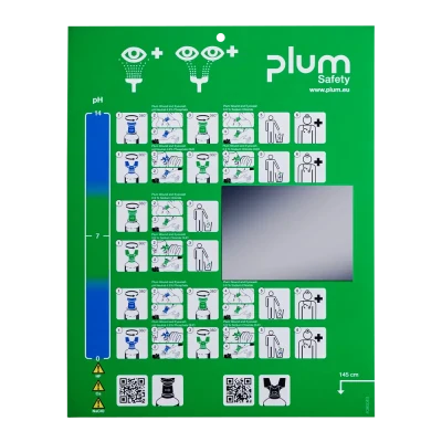 Plan Plum pentru tratarea rănilor și spălarea ochilor, 4080043 / PLUM Safety / Dusuri urgenta, spalatoare oculare