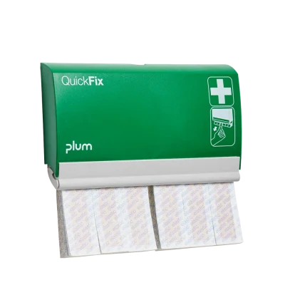 Dozator Plum QuickFix / 2 x 30 plasturi elastici lungi, 5528 / PLUM Safety / Plasturi, prim ajutor