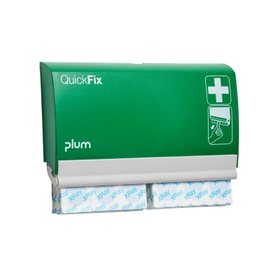 Dozator Plum QuickFix / 2 x 45 rezerve XRay, 5537 / PLUM Safety / Plasturi, prim ajutor