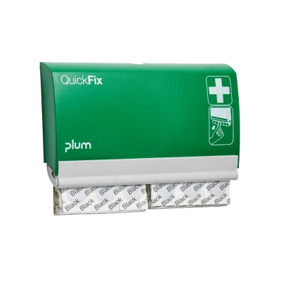 Dozator Plum QuickFix / 2 x 45 rezerve negre, 5536 / PLUM Safety / Plasturi, prim ajutor