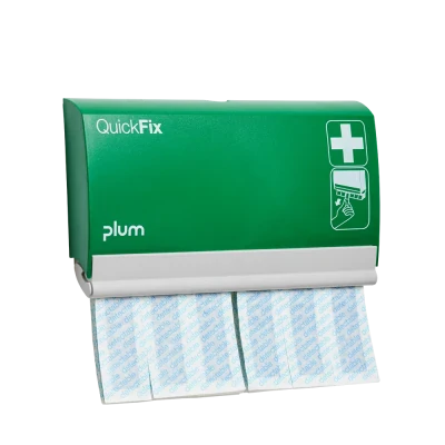 Dozator Plum QuickFix / 2 x 30 plasturi lungi detectabili, 5529 / PLUM Safety / Plasturi, prim ajutor