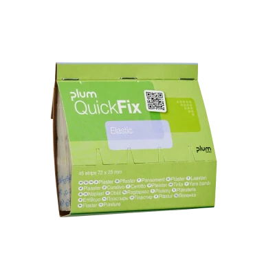Plum QuickFix Elastic / rezervă / 45 buc., 5512 / PLUM Safety / Plasturi, prim ajutor