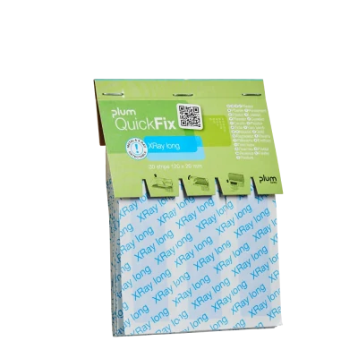 Plum QuickFix XRay – varianta lungă / rezervă / 30 bucăți, 5525 / PLUM Safety / Plasturi, prim ajutor