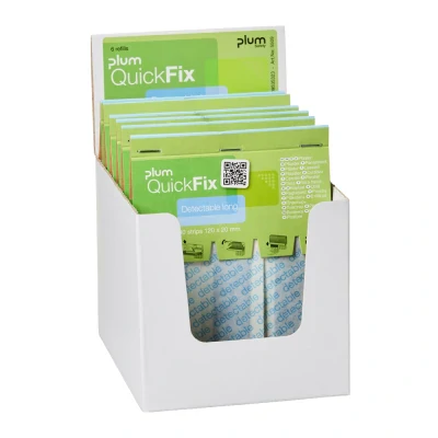 Plum QuickFix Detectabile (lungi) / rezervă / 30 buc., 5509 / PLUM Safety / Plasturi, bandaje, prim ajutor, dozatoare