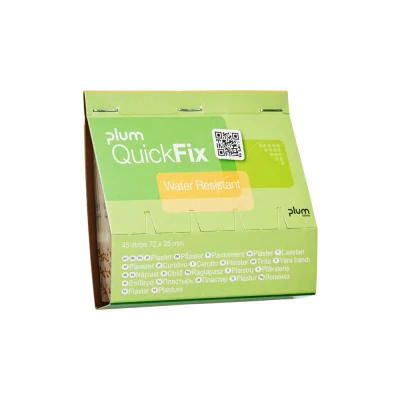 Plum QuickFix rezistent la apă / rezervă / 45 buc., 5511 / PLUM Safety / Plasturi, bandaje, prim ajutor, dozatoare