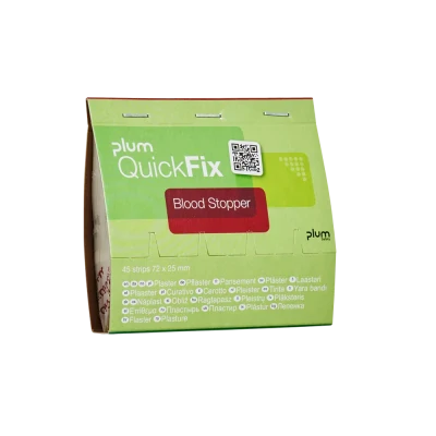 Plum QuickFix – Pansament hemostatic / rezervă / 45 buc., 5516 / PLUM Safety / Plasturi, bandaje, prim ajutor, dozatoare