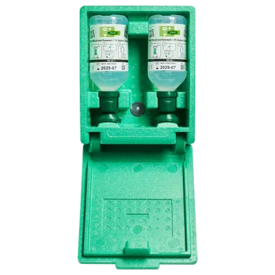 Cutie Plum Green / 2 x 500 ml soluție de clorură de sodiu 0,9%, 4650 / PLUM Safety / Dusuri urgenta, spalatoare oculare
