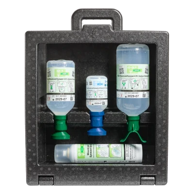 Plum iBox 3 / 200 ml + 500 ml + 1000 ml DUO + ​​spray 250 ml, 4931 / PLUM Safety / Dusuri urgenta, spalatoare oculare