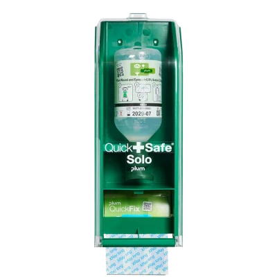 Plum QuickSafe® Solo / 500 ml + plasture lung XRay, 5193 / PLUM Safety / Dusuri urgenta, spalatoare oculare