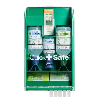 Statie de prim ajutor PLUM QUICKSAFE CHEMICAL, 5171 / PLUM Safety / Dusuri urgenta, statii prim ajutor, spray-uri, spalatoare oculare, cutii depozitare